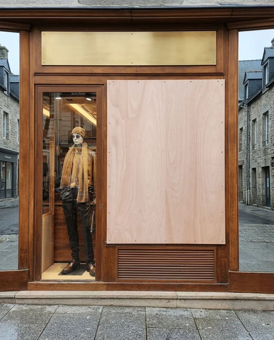 Protection de vitrine à Nantes