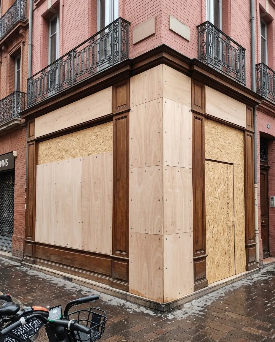 Protection de vitrine à Toulouse